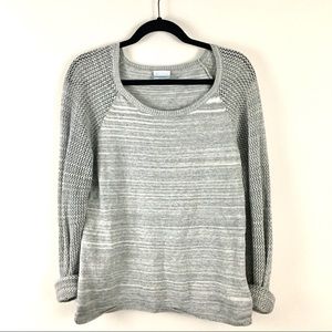 Columbia Women’s Outdoor Gray Knit Sweater M